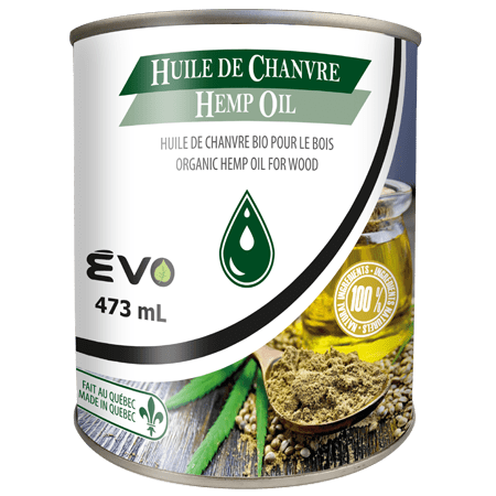HUILE DE CHANVRE - Biologique - ÉVO - 473 mL