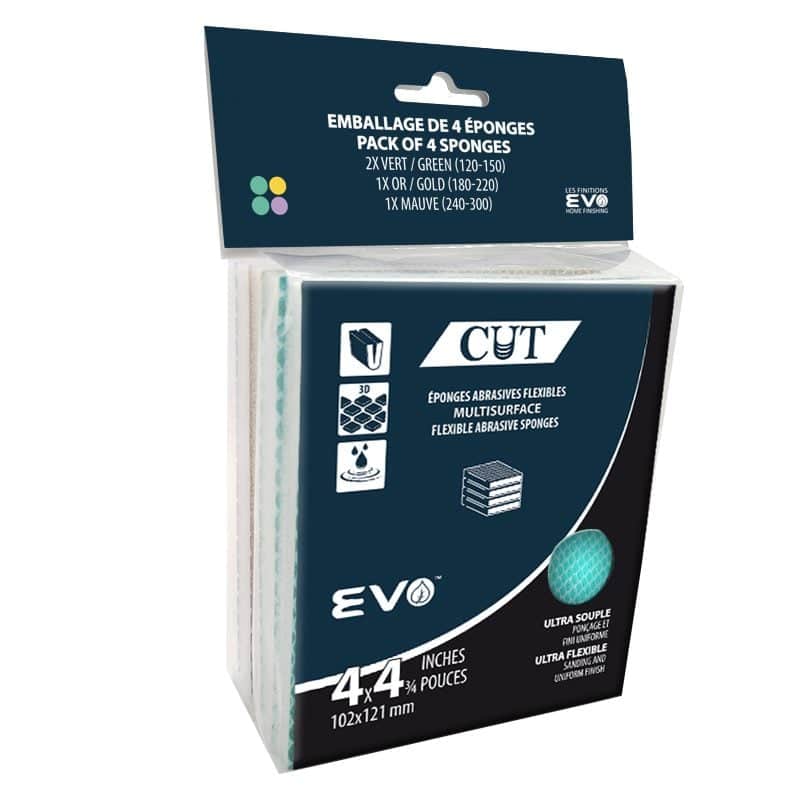 Éponges Abrasives Flexibles - Multisurface - EVO CUT