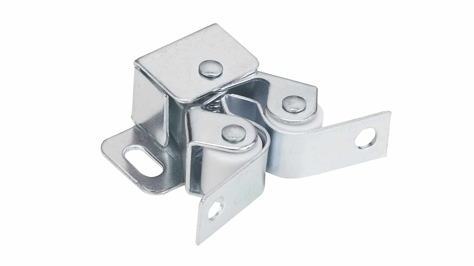 Loquet à rouleau double avec gâche en losange